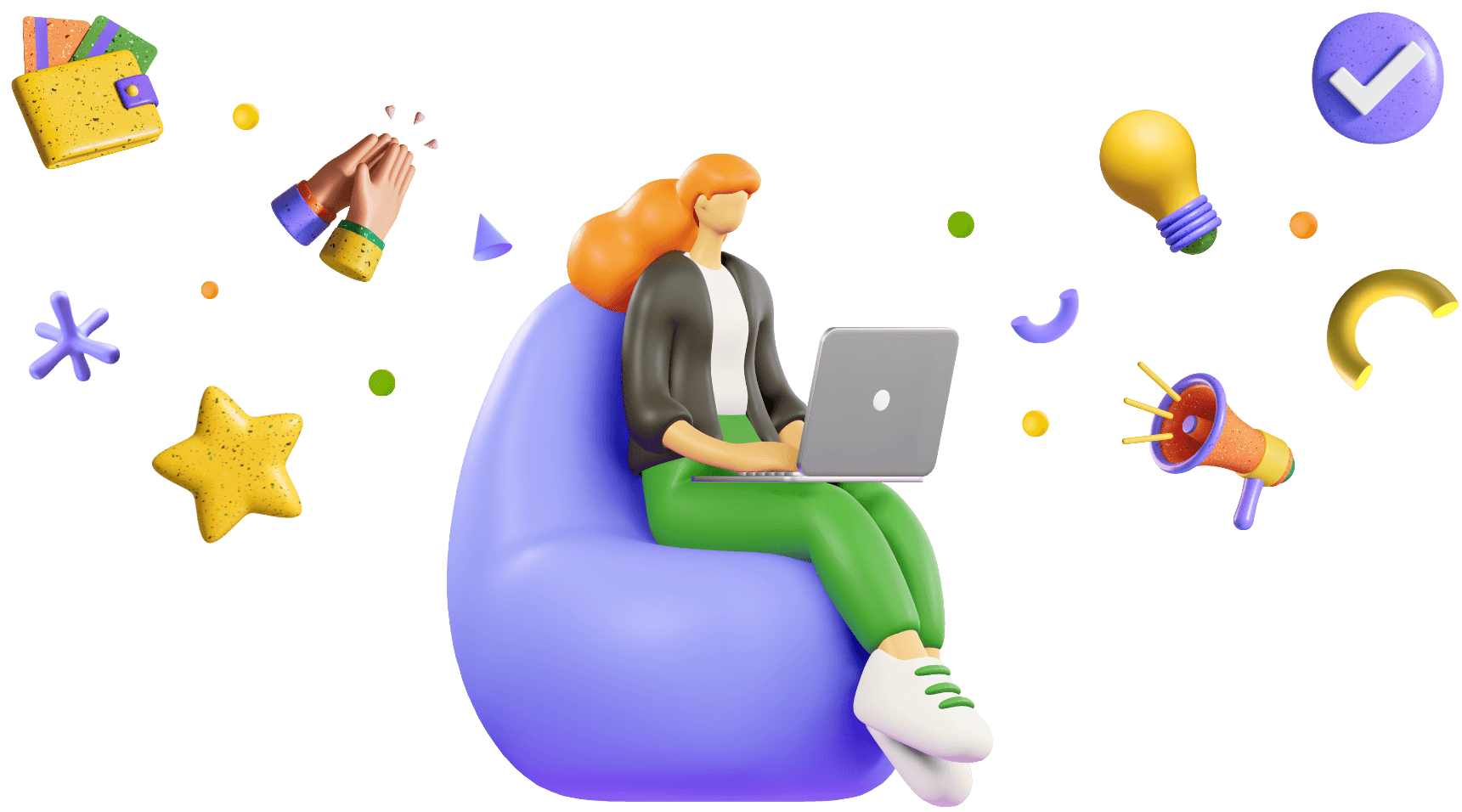 Person working on laptop